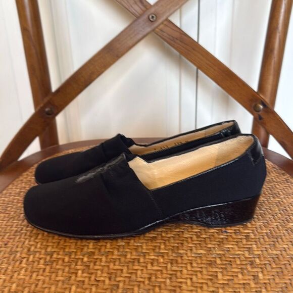 Taryn Rose slip on wedge flats cap toe size 37.5 - Picture 6 of 13